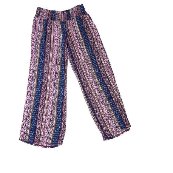 Three Dot Brand Festival Wide Leg Palazzo Pants Size Small - Picture 1 of 8